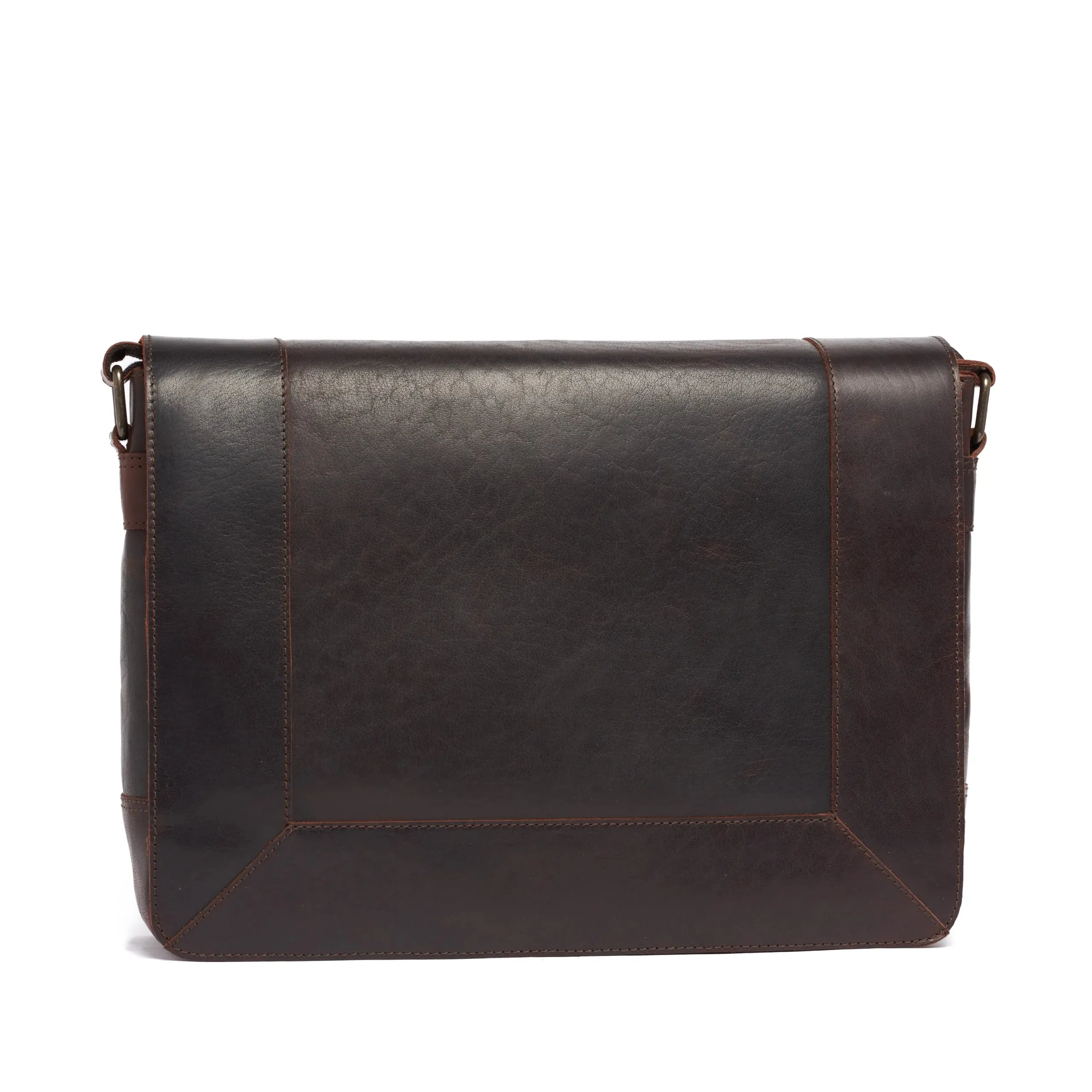 LA3031 Compact Leather Travel Laptop Bag
