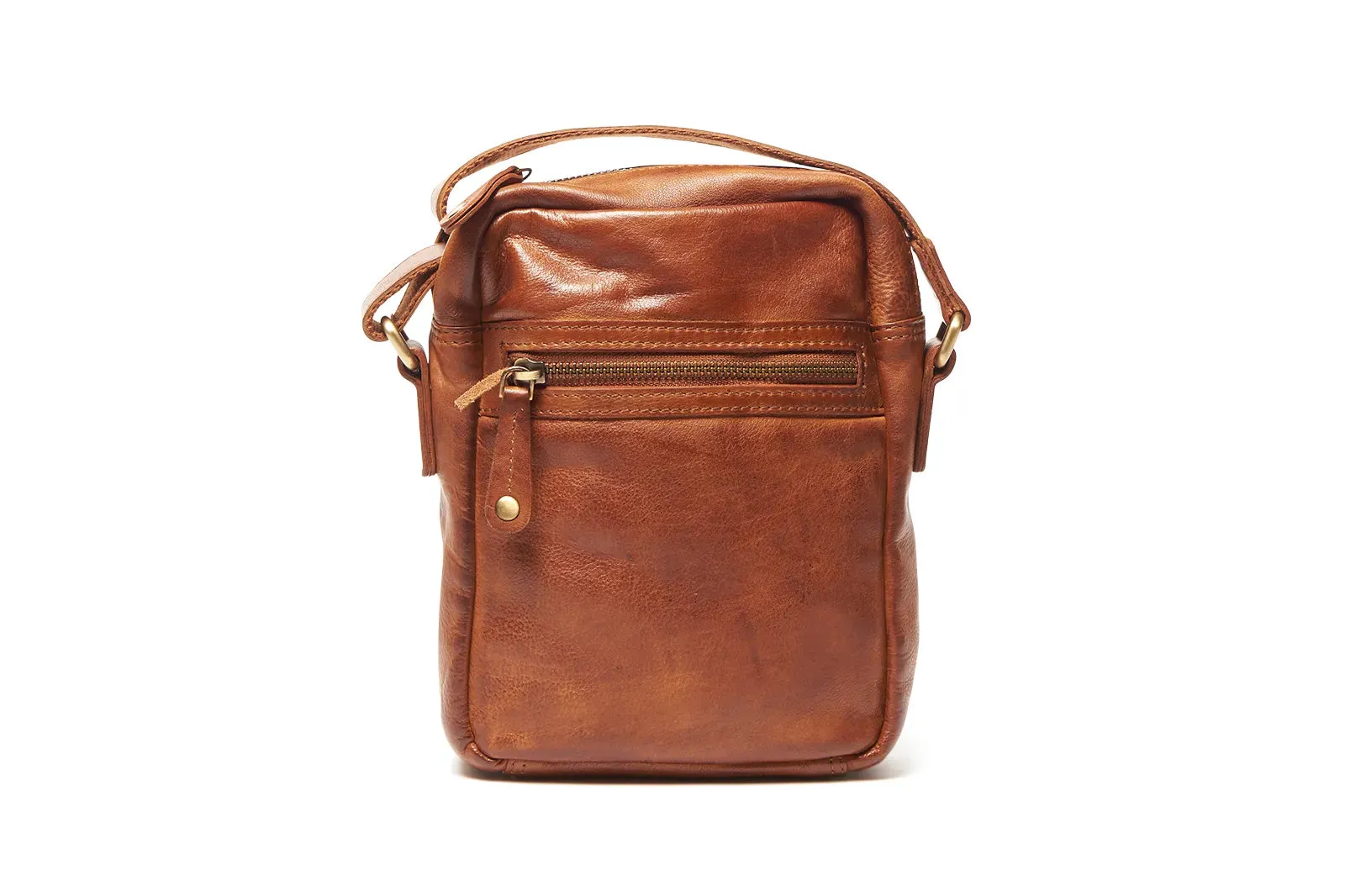 LA4262 Small Leather Satchel Bag