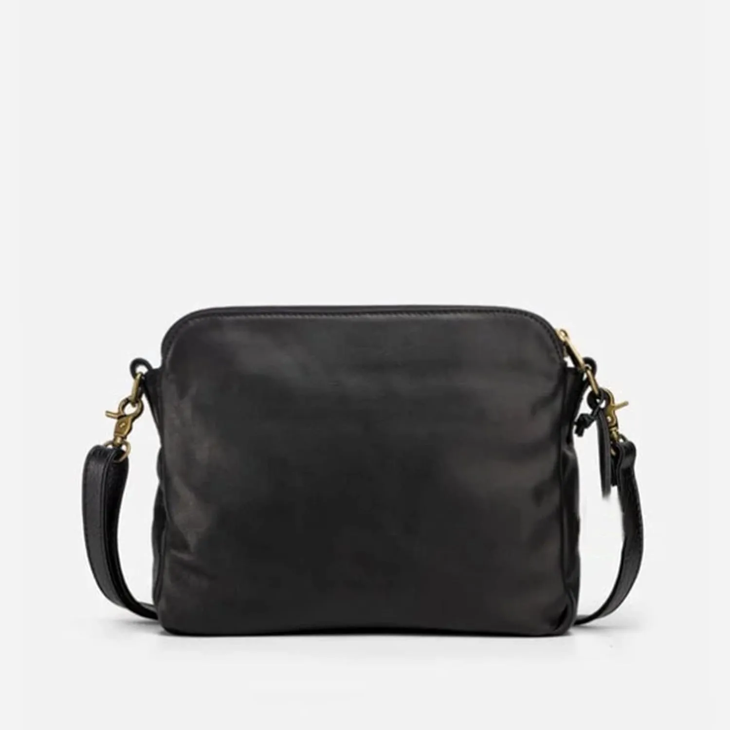 Ladies Fashion Leather Functional Adjustable Shoulder Single Shoulder Messenger Bag Mens Shoulder Bags (Black, One Size)