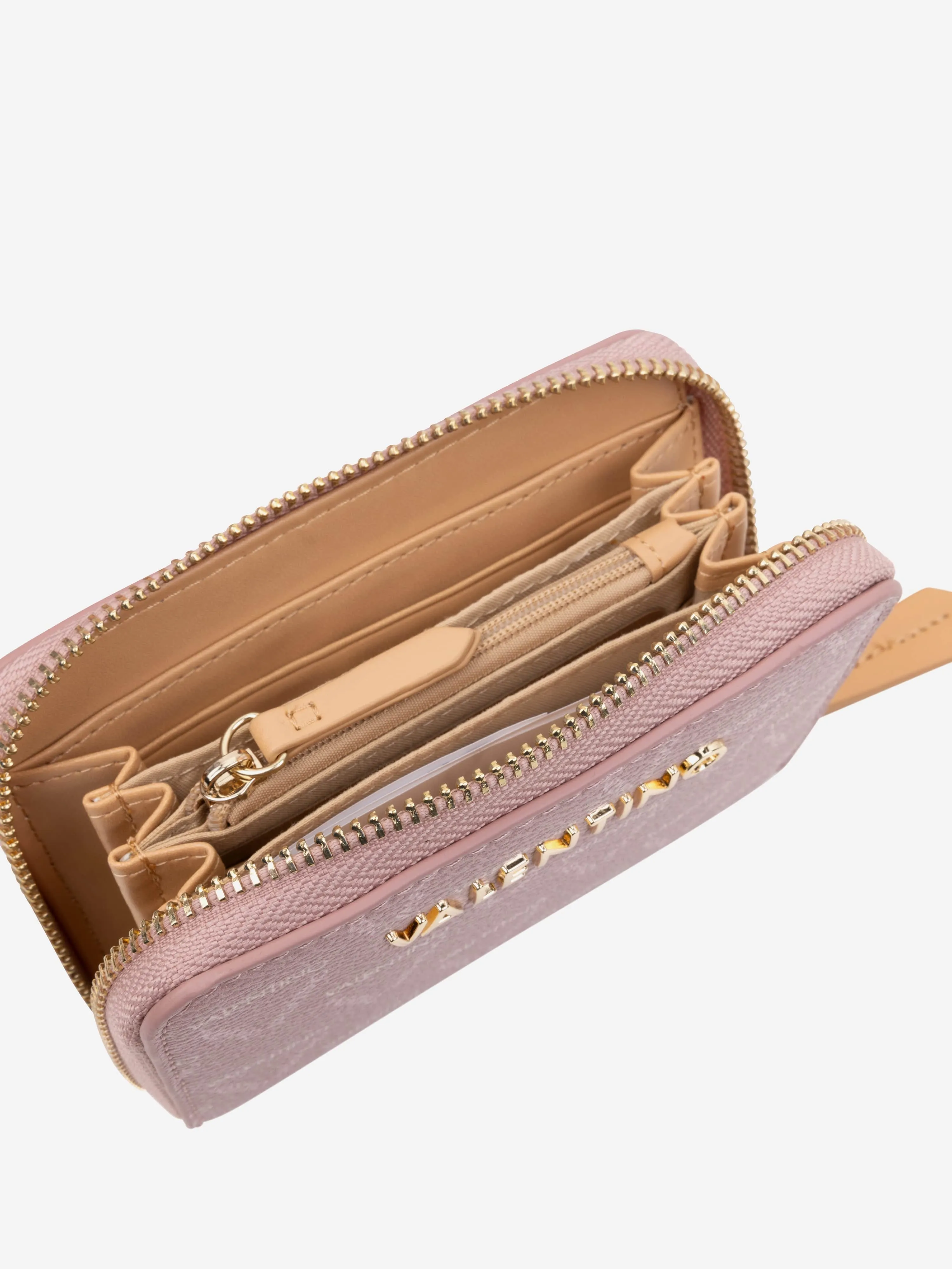 Lady Re Zip Around Wallet in Pink (13cm)