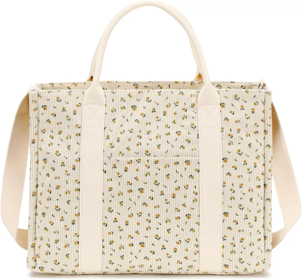 Laptop Tote Bag for Women Work 15.6 inch Canvas Shoulder Bags Computer Messenger Purse Teacher Handbag Office Briefcase