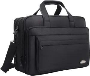 Large Briefcases For Men Canvas Tote Bag 15.6 Inch 17 Inch 19 Inch Laptop Case Work Bags Office Messenger Bag