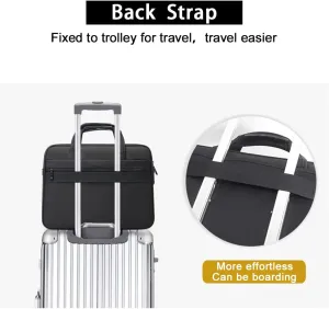 Large Briefcases For Men Canvas Tote Bag 15.6 Inch 17 Inch 19 Inch Laptop Case Work Bags Office Messenger Bag