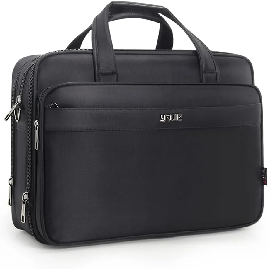 Large Briefcases For Men Canvas Tote Bag Laptop Case Computer Bag Business Work Bag Office