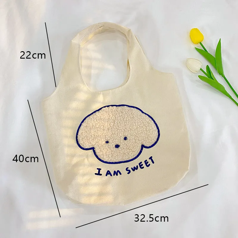 Large-capacity One-shoulder Versatile Literary Tote Bag