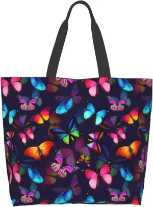 Large Tote Bag For Women Reusable Grocery Bag Waterproof Shopping Handbag