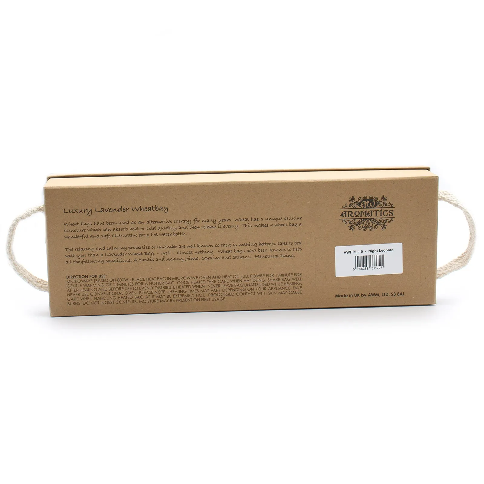 Lavender Eye Pillow in Gift Box  - Night Leopard