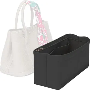 Lckaey tote bag organizer for hermes garden party Purse 30 Handbag Felt insert Y085black-M
