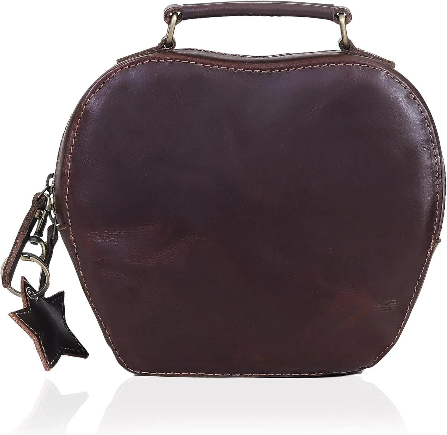 Leather Crossbody Bags for Women Trendy Looking Cross Body Shoulder Bag Designer Apple Purses (Green)