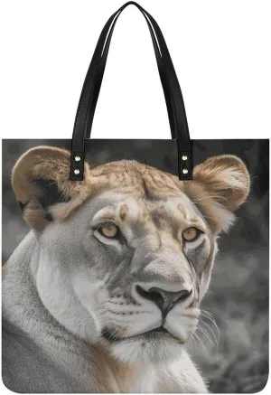 Leather Handbag for Women Tote Bag with Magnetic Buckle Bass Fishing Wave Crossbody Bag Shoulder Bags
