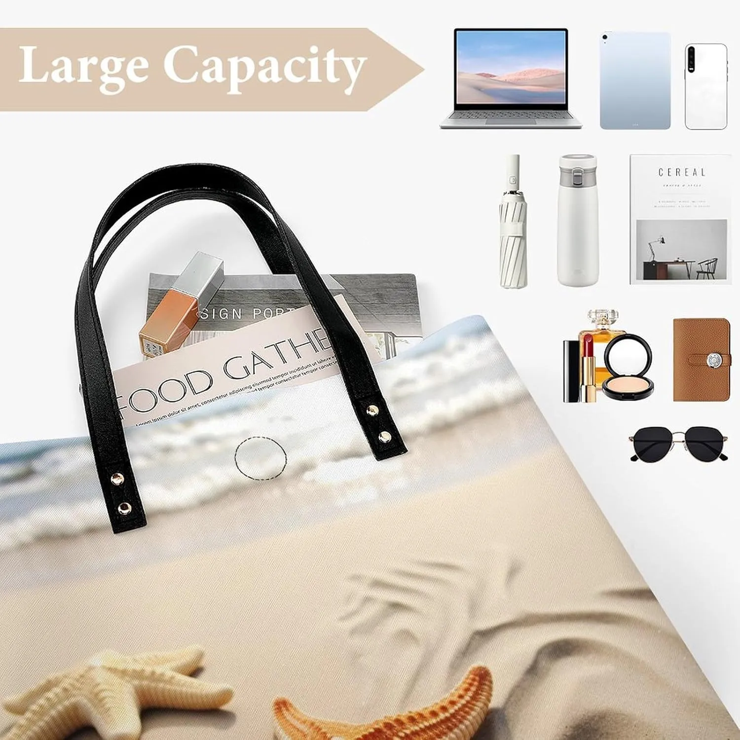 Leather Handbag for Women Tote Bag with Magnetic Buckle Cute Elephant_80395810 Crossbody Bag Shoulder Bags