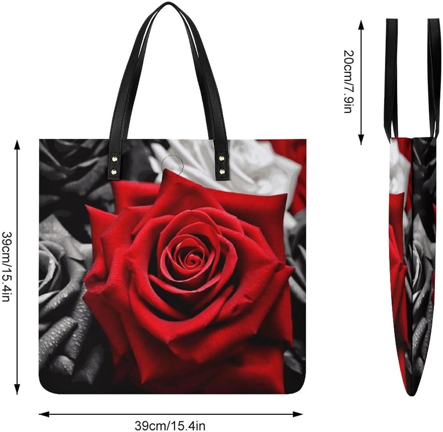 Leather Handbag for Women Tote Bag with Magnetic Buckle Egyptian Pyramids Crossbody Bag Shoulder Bags