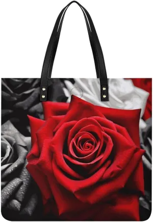 Leather Handbag for Women Tote Bag with Magnetic Buckle Egyptian Pyramids Crossbody Bag Shoulder Bags