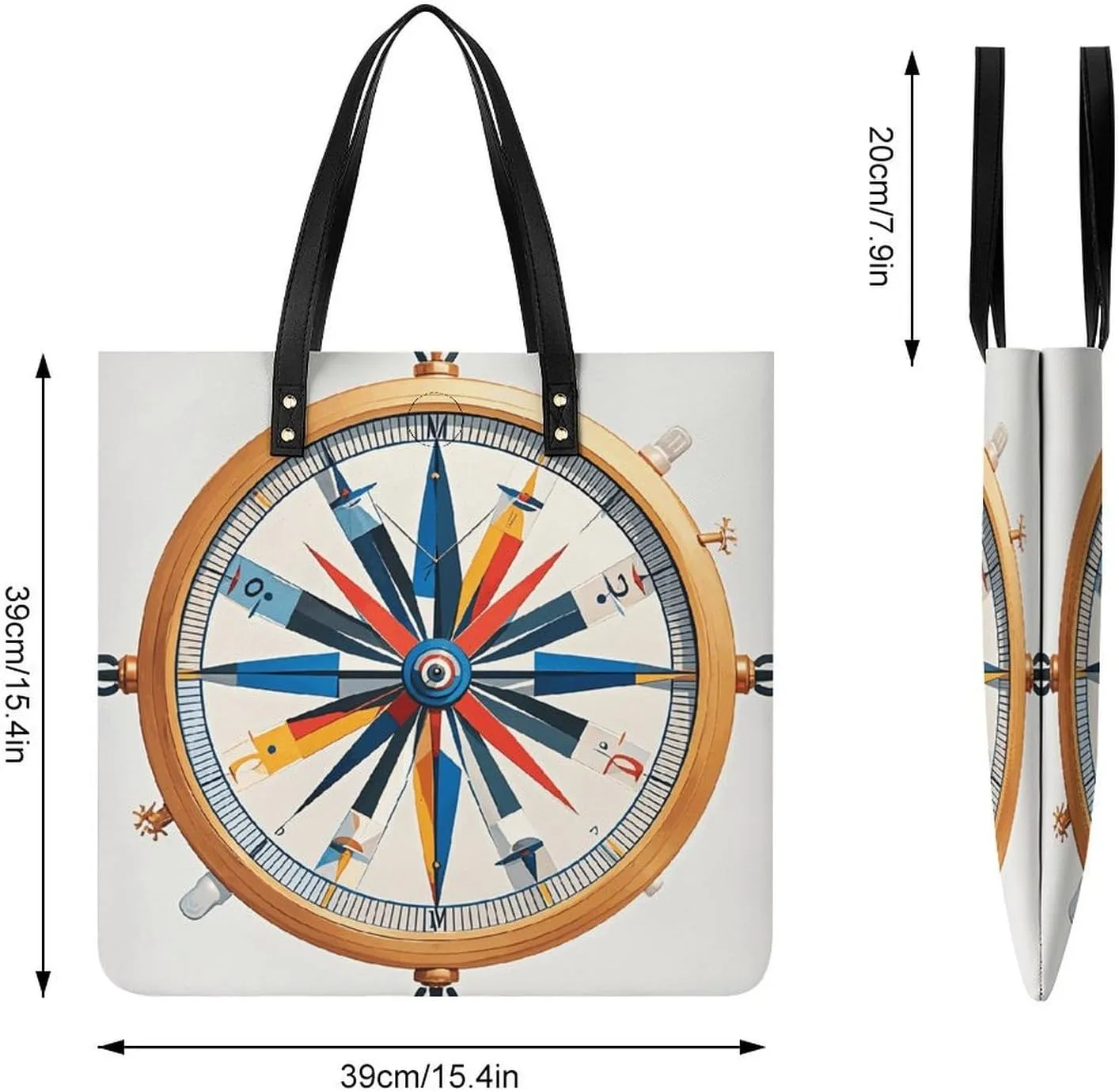 Leather Handbag for Women Tote Bag with Magnetic Buckle Egyptian Scarab Crossbody Bag Shoulder Bags