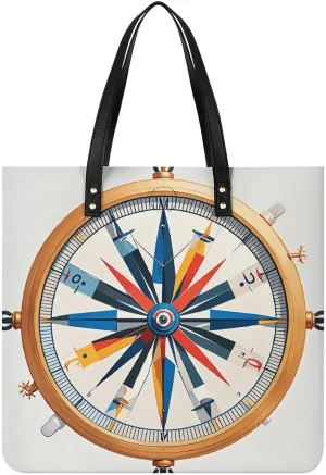 Leather Handbag for Women Tote Bag with Magnetic Buckle Egyptian Scarab Crossbody Bag Shoulder Bags