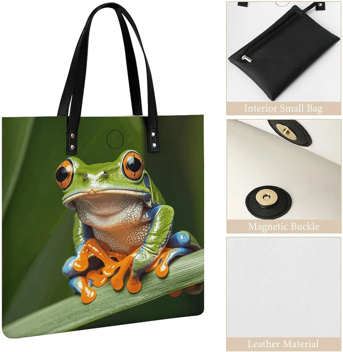 Leather Handbag for Women Tote Bag with Magnetic Buckle Explosion Firework 3D Crossbody Bag Shoulder Bags