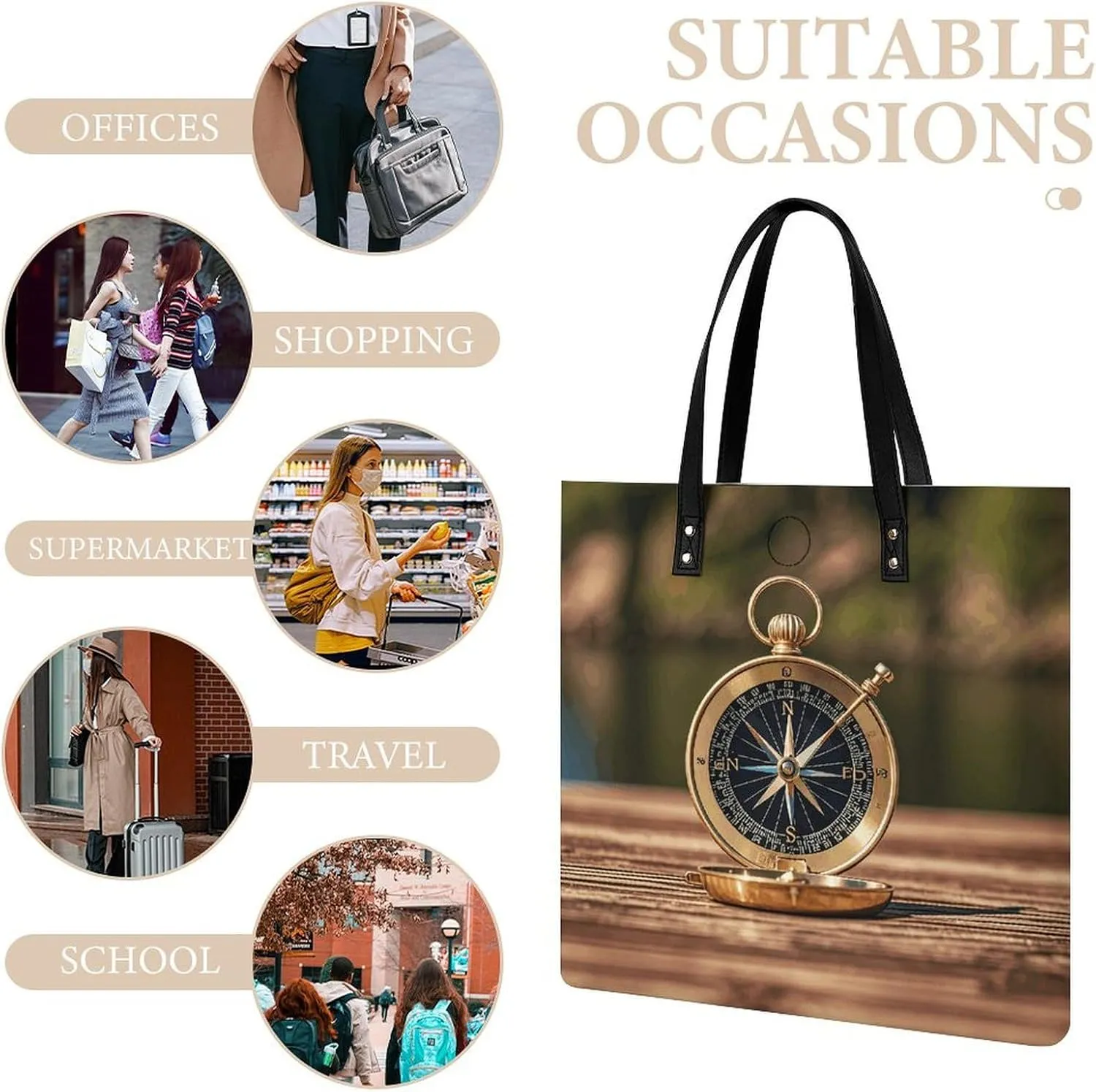 Leather Handbag for Women Tote Bag with Magnetic Buckle Explosion Firework 3D Crossbody Bag Shoulder Bags