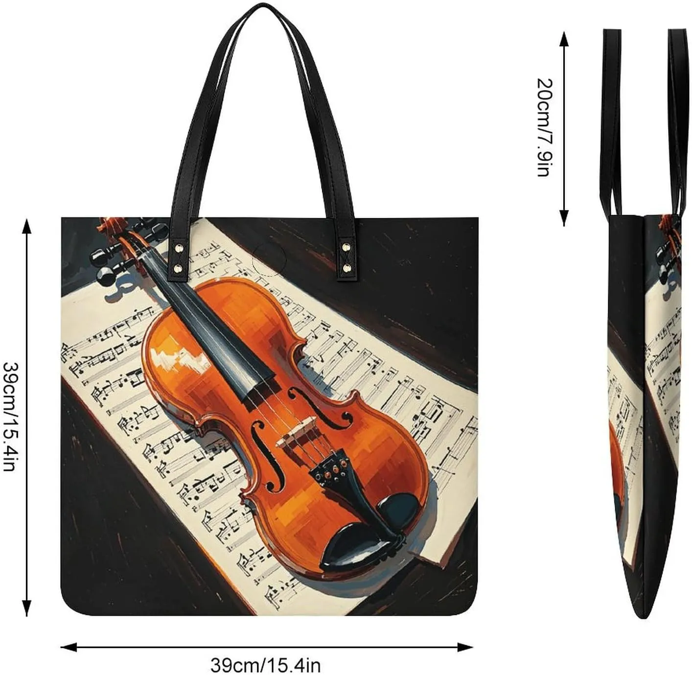 Leather Handbag for Women Tote Bag with Magnetic Buckle Germany Flag Eagle Crossbody Bag Shoulder Bags