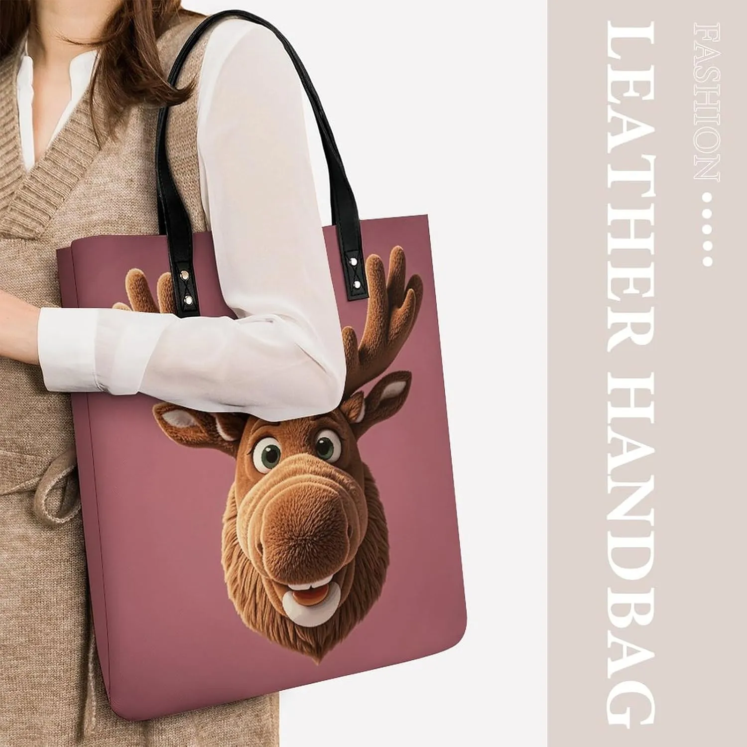 Leather Handbag for Women Tote Bag with Magnetic Buckle Germany Flag Eagle Crossbody Bag Shoulder Bags