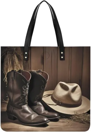 Leather Handbag for Women Tote Bag with Magnetic Buckle Hummingbirds Irises Flowers Crossbody Bag Shoulder Bags