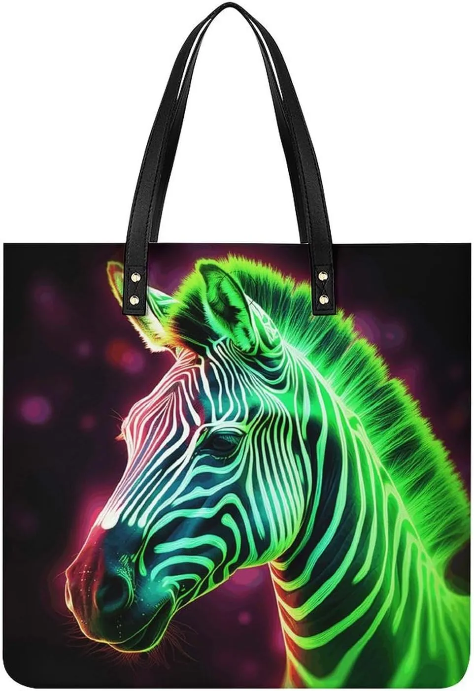 Leather Handbag for Women Tote Bag with Magnetic Buckle Louvre Museum in Paris Crossbody Bag Shoulder Bags
