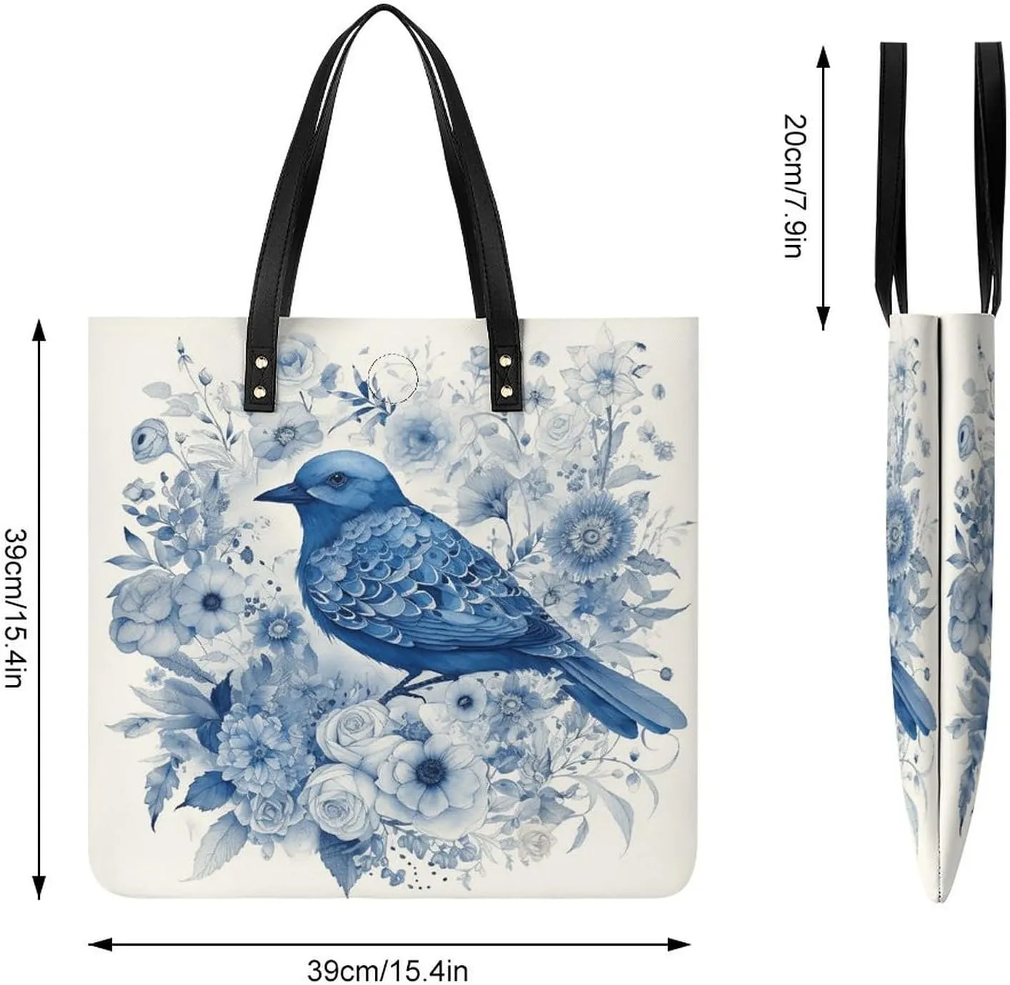 Leather Handbag for Women Tote Bag with Magnetic Buckle Louvre Museum in Paris Crossbody Bag Shoulder Bags
