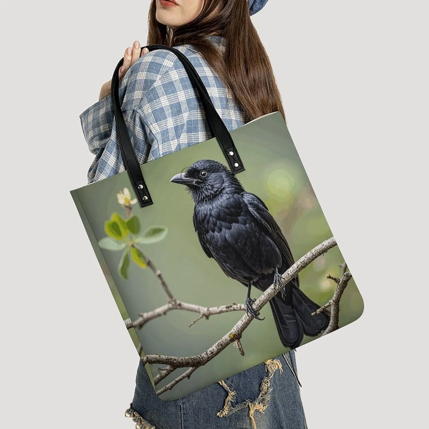 Leather Handbag for Women Tote Bag with Magnetic Buckle Pickleball Balls Colors Crossbody Bag Shoulder Bags