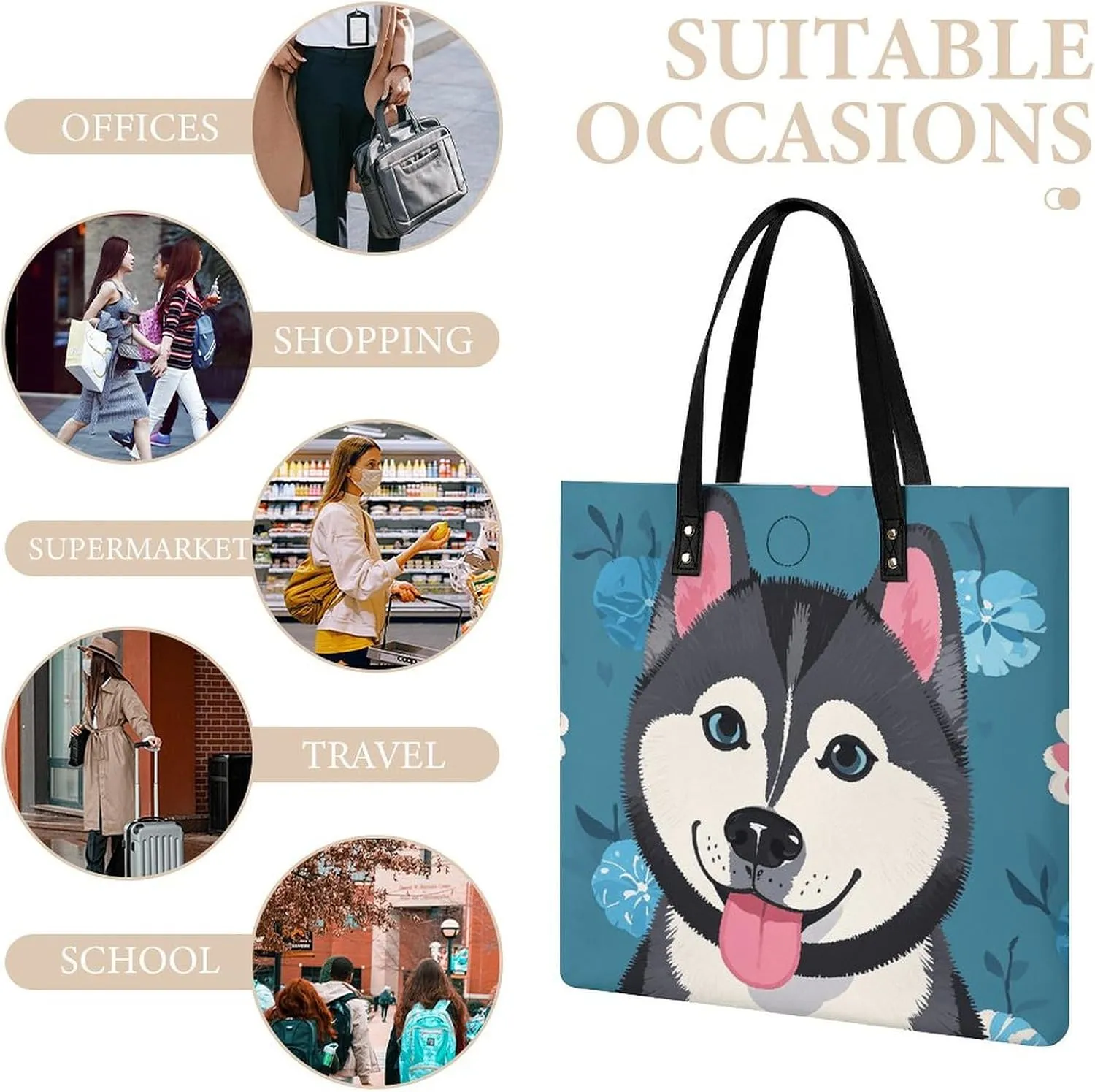 Leather Handbag for Women Tote Bag with Magnetic Buckle Pickleball Balls Colors Crossbody Bag Shoulder Bags