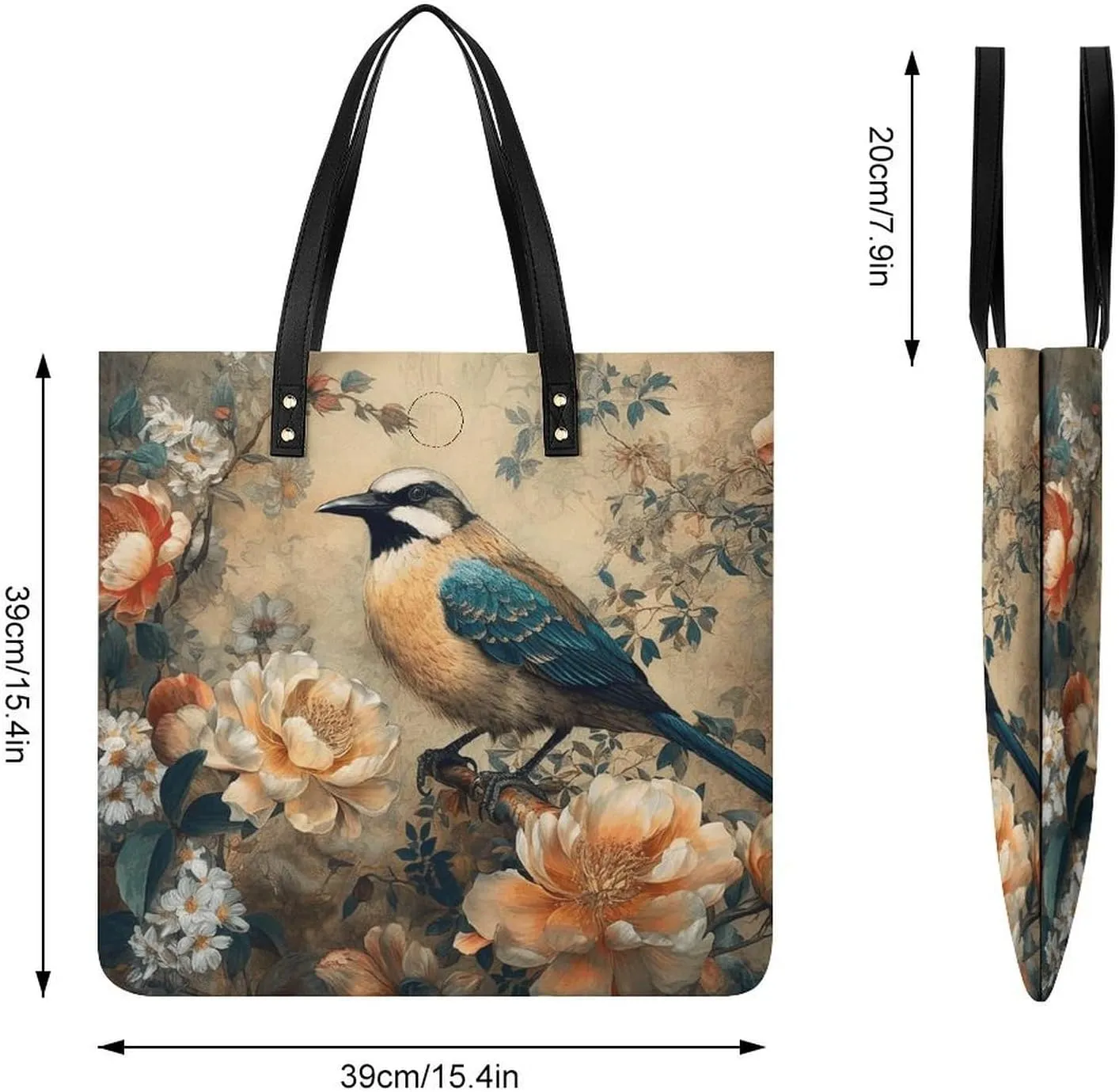 Leather Handbag for Women Tote Bag with Magnetic Buckle Rocks And Pebbles Crossbody Bag Shoulder Bags