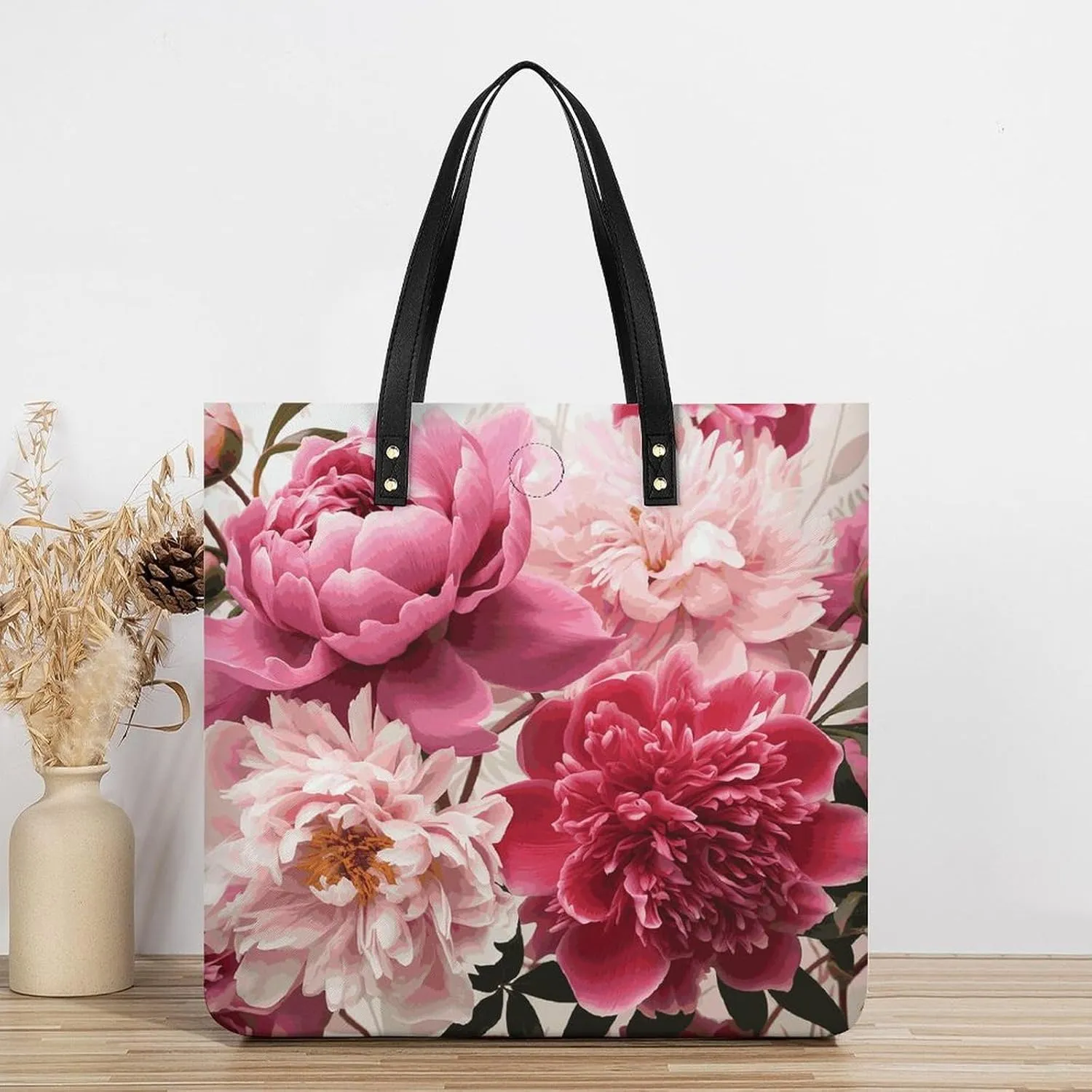 Leather Handbag for Women Tote Bag with Magnetic Buckle Sweet Candy Crossbody Bag Shoulder Bags