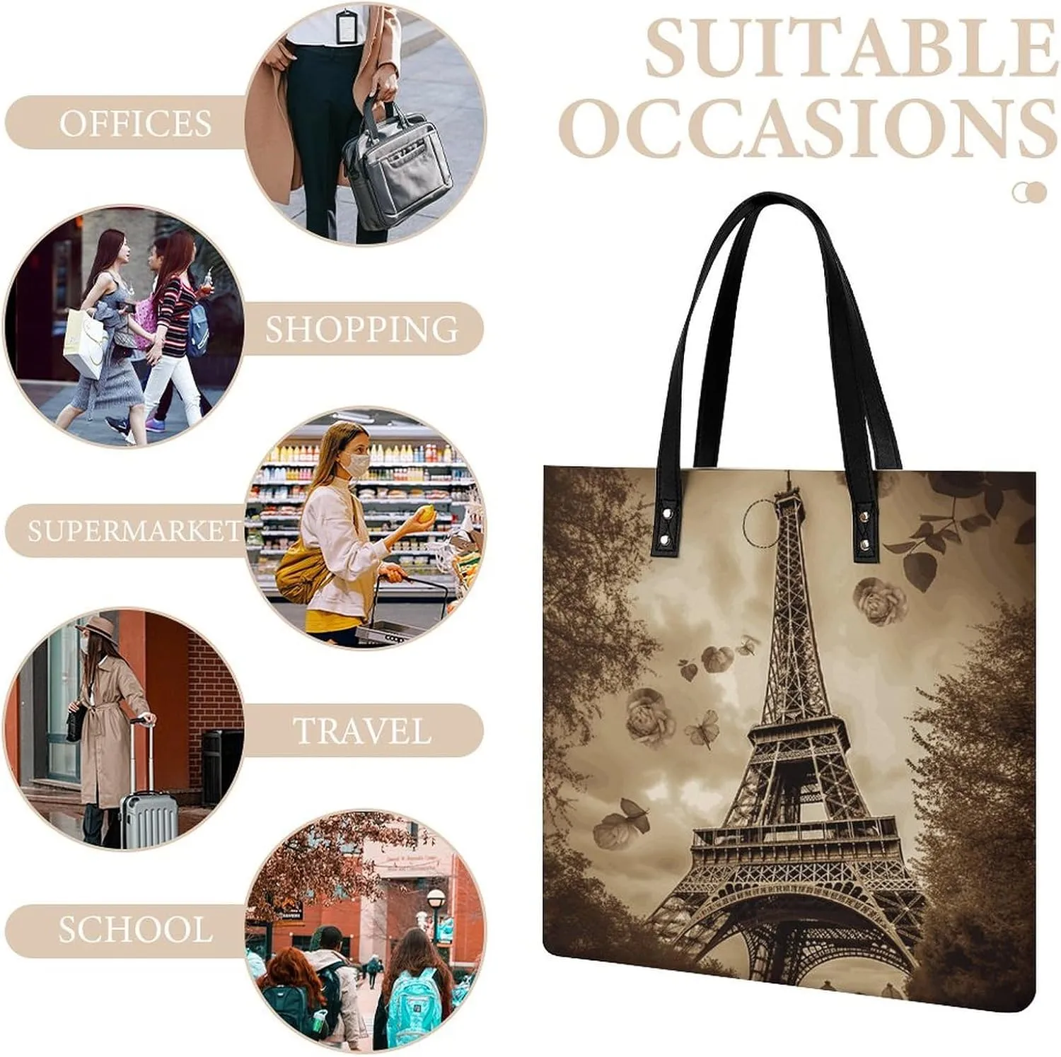Leather Handbag for Women Tote Bag with Magnetic Buckle Sweet Candy Crossbody Bag Shoulder Bags