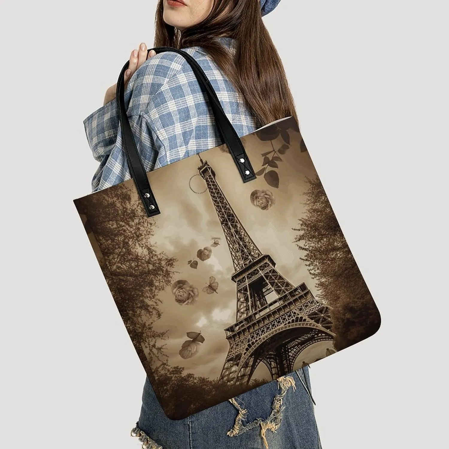 Leather Handbag for Women Tote Bag with Magnetic Buckle Sweet Candy Crossbody Bag Shoulder Bags