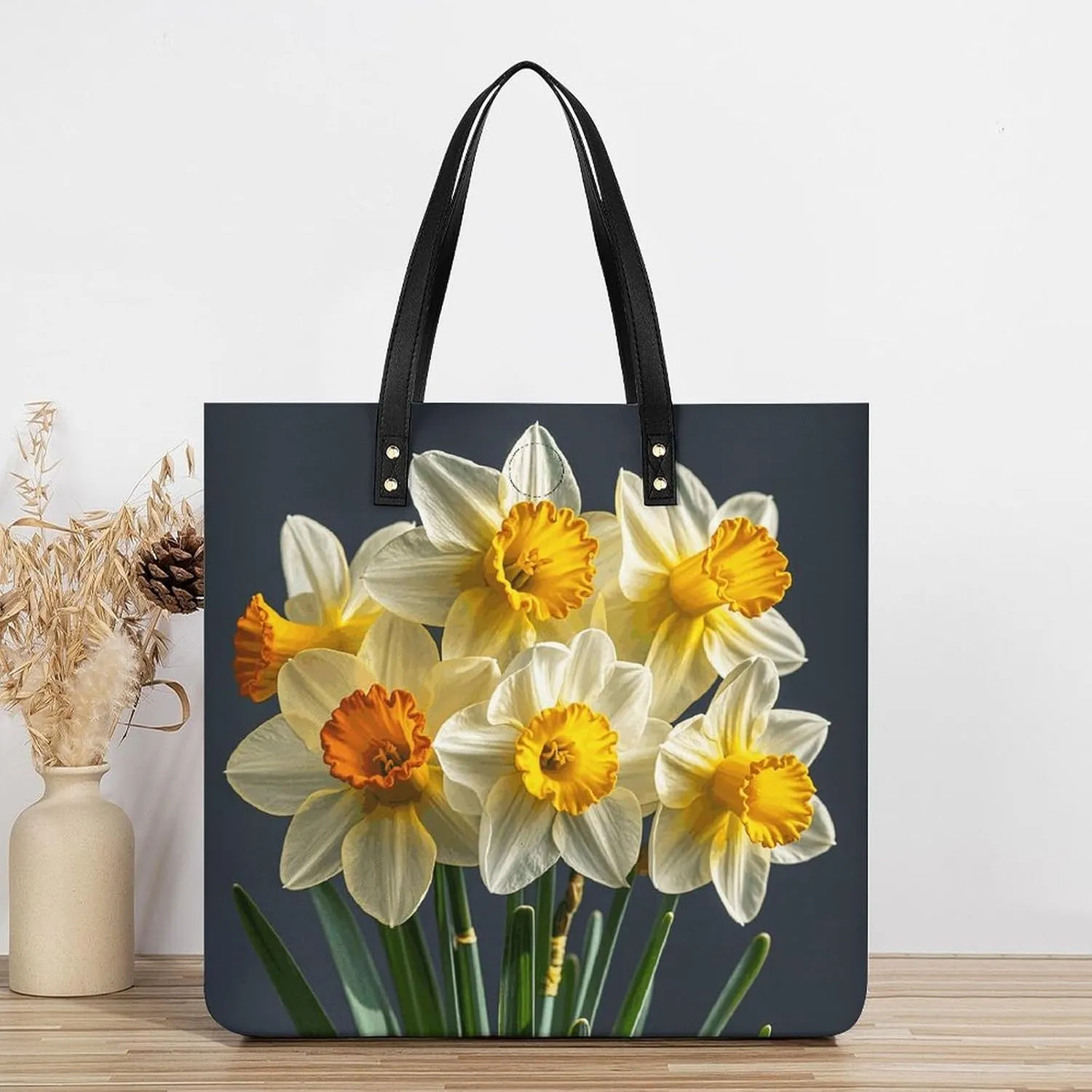 Leather Handbag for Women Tote Bag with Magnetic Buckle Tractor Farming Crossbody Bag Shoulder Bags