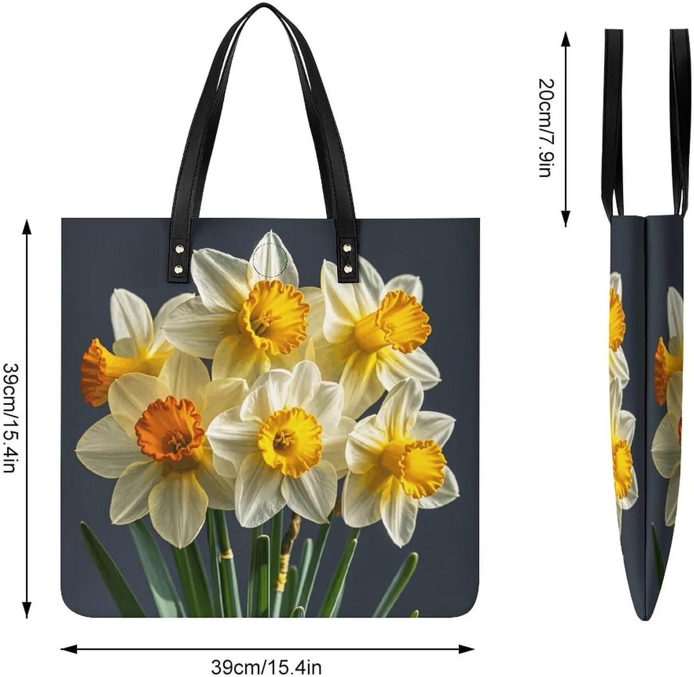 Leather Handbag for Women Tote Bag with Magnetic Buckle Tractor Farming Crossbody Bag Shoulder Bags
