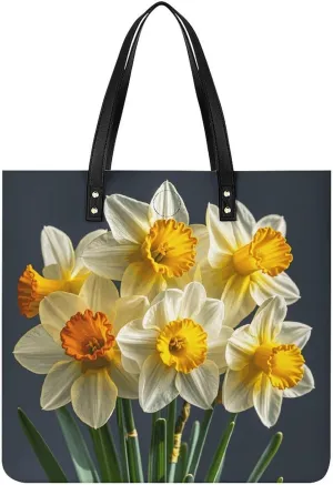 Leather Handbag for Women Tote Bag with Magnetic Buckle Tractor Farming Crossbody Bag Shoulder Bags