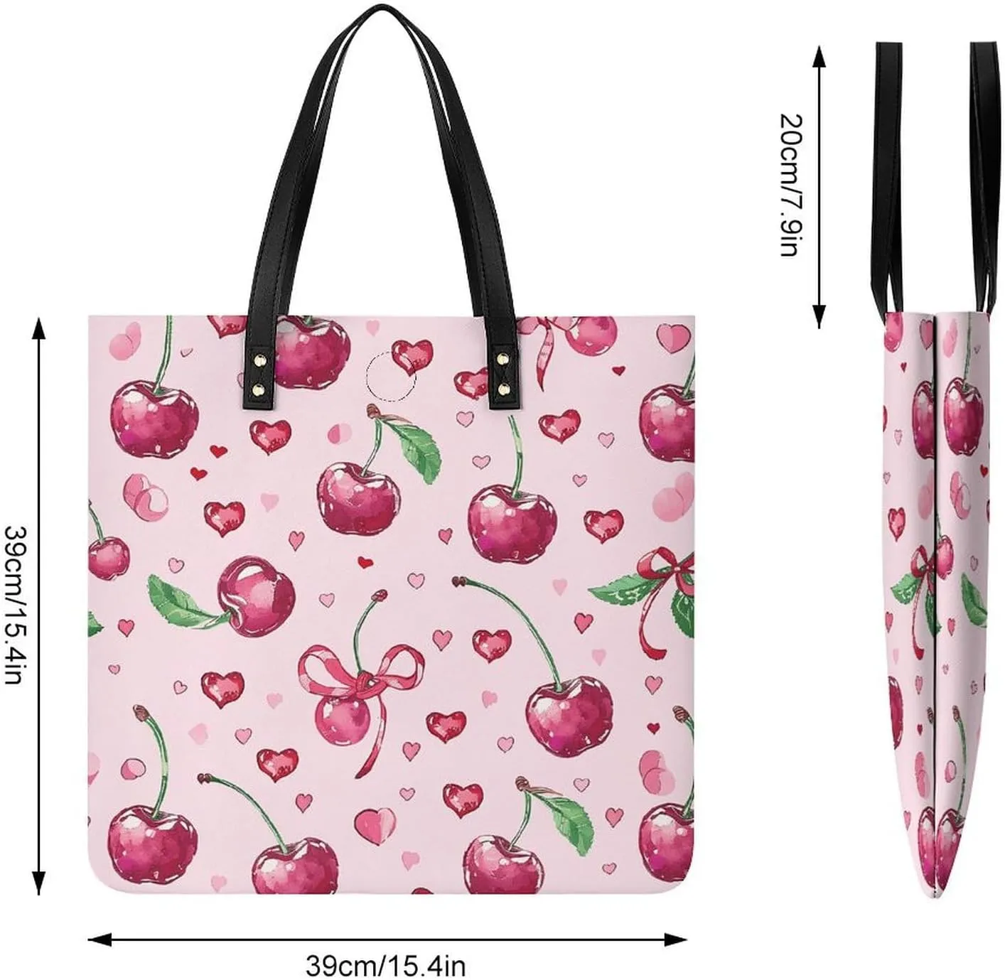 Leather Handbag for Women Tote Bag with Magnetic Buckle Tropical Beach Palm Tree Crossbody Bag Shoulder Bags