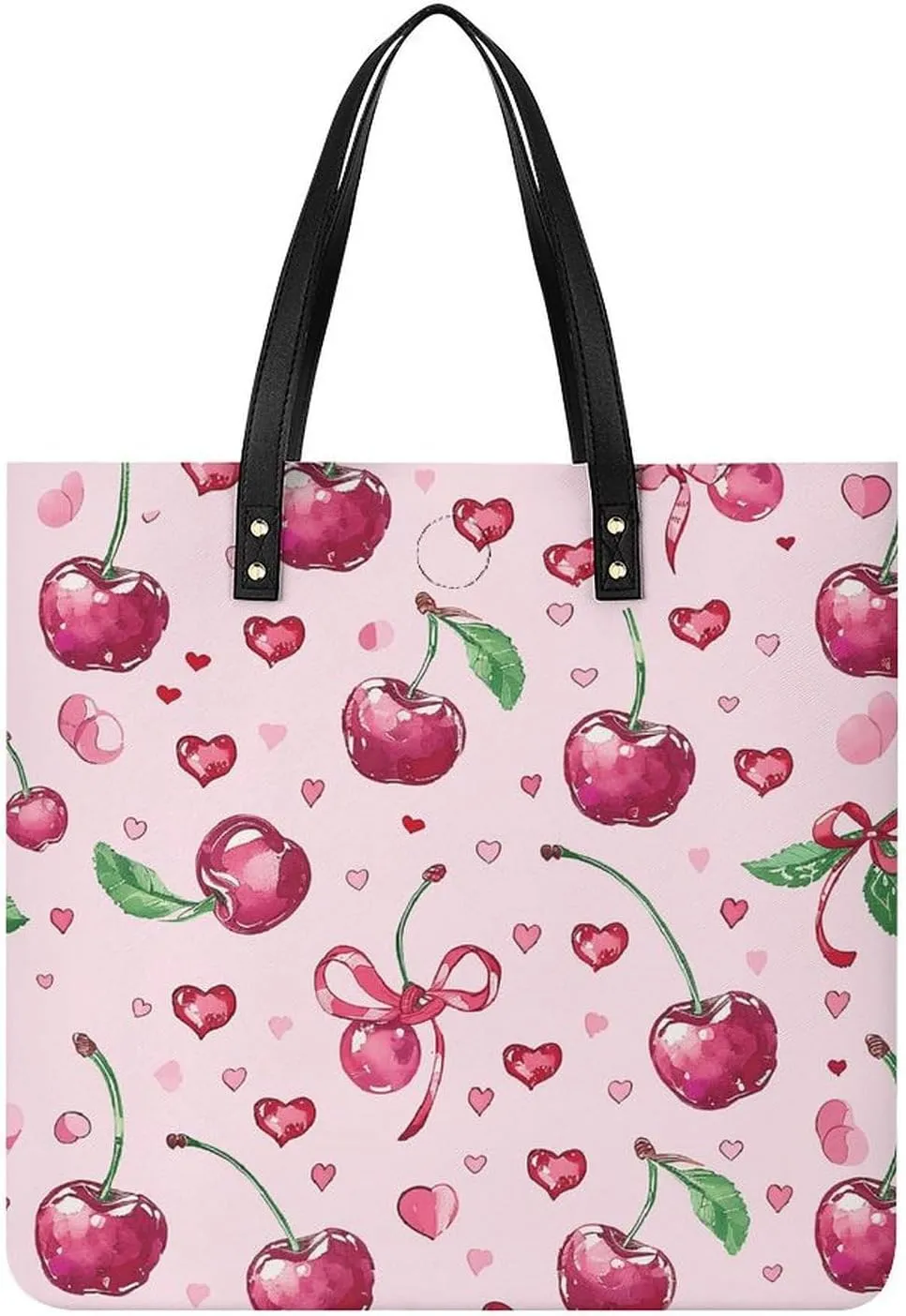 Leather Handbag for Women Tote Bag with Magnetic Buckle Tropical Beach Palm Tree Crossbody Bag Shoulder Bags