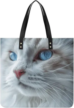Leather Handbag for Women Tote Bag with Magnetic Buckle Tropical Beach Palm Tree Crossbody Bag Shoulder Bags