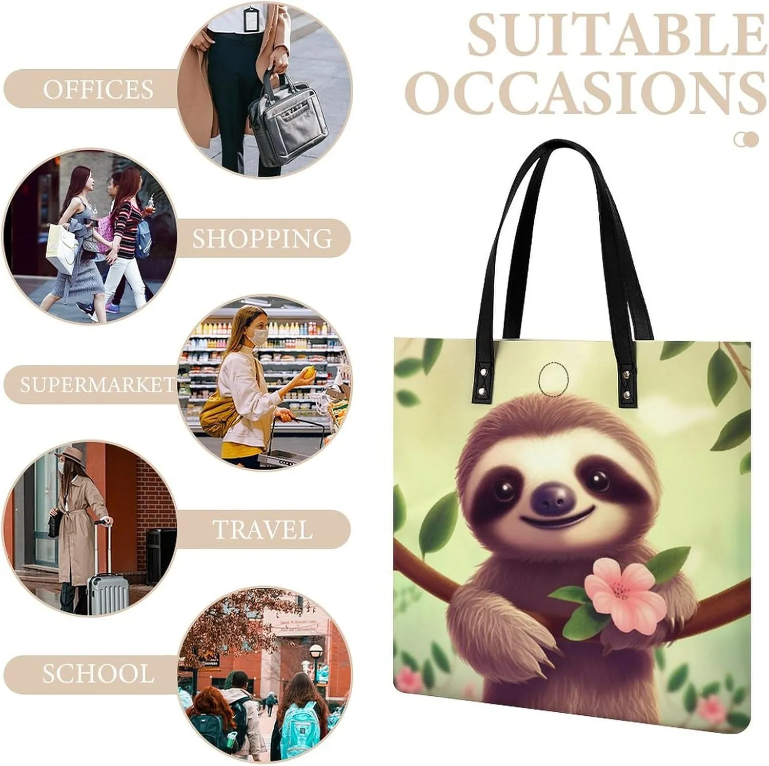 Leather Handbag for Women Tote Bag with Magnetic Buckle Visual Illusion Crossbody Bag Shoulder Bag