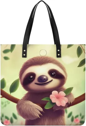 Leather Handbag for Women Tote Bag with Magnetic Buckle Visual Illusion Crossbody Bag Shoulder Bag