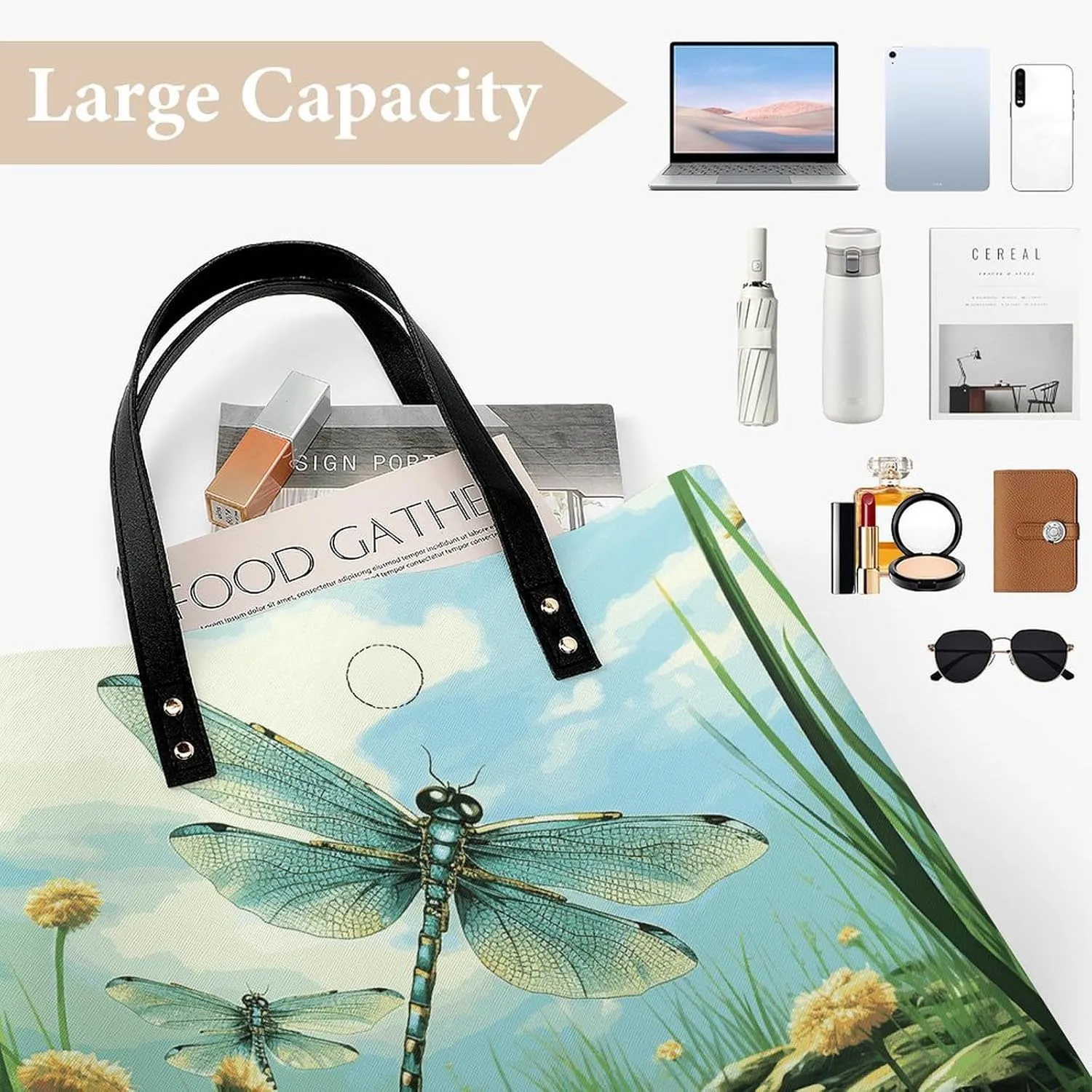 Leather Handbag for Women Tote Bag with Magnetic Buckle Xmas Snowman Crossbody Bag Shoulder Bag