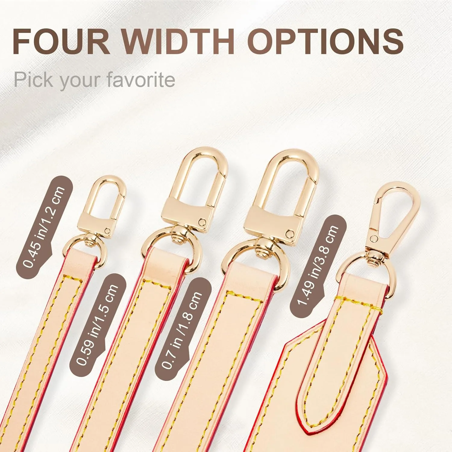 Leather Replacement Bags Strap Crossbody Shoulder Strap for Speedy Women