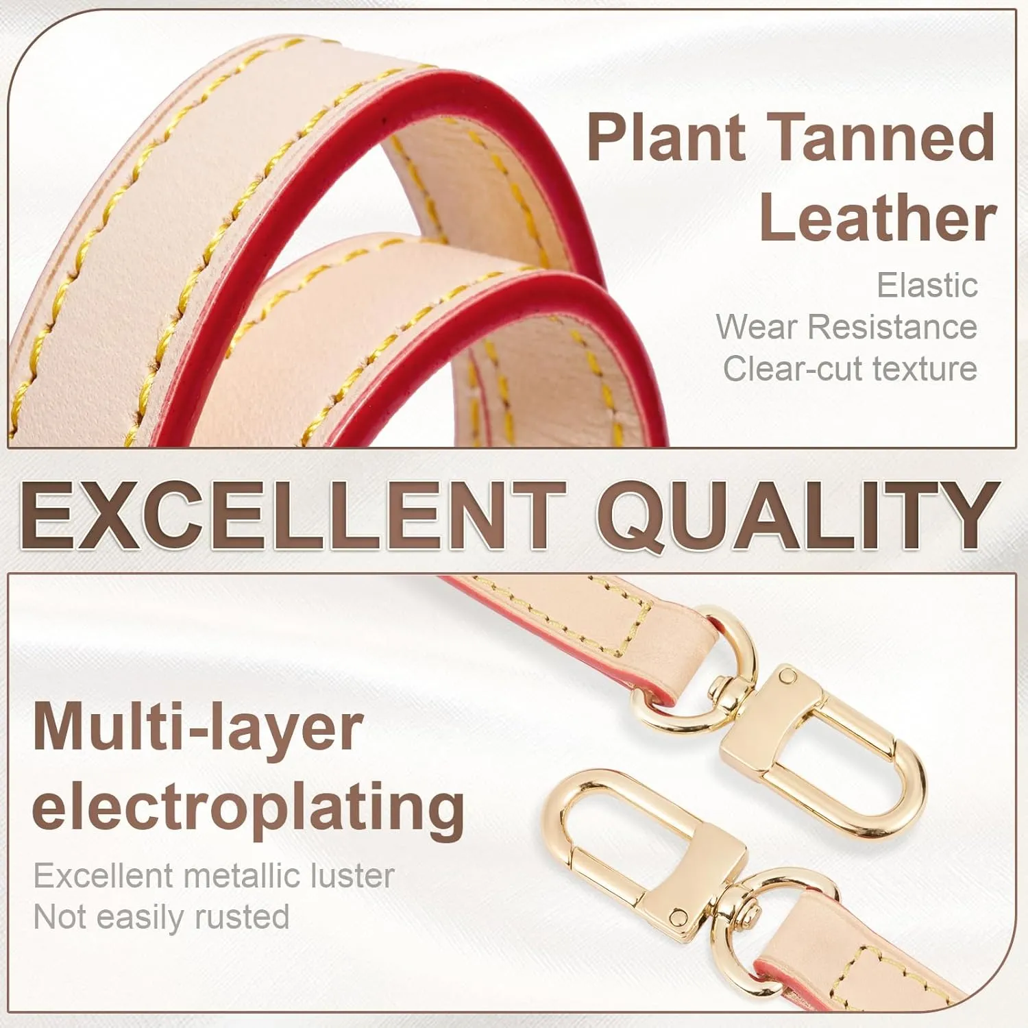 Leather Replacement Bags Strap Crossbody Shoulder Strap for Speedy Women