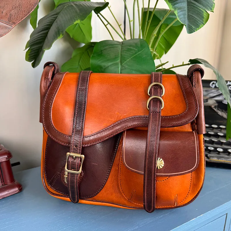 Leather Saddle Bag