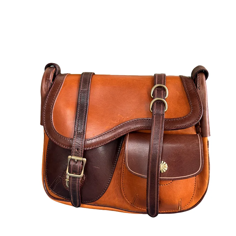 Leather Saddle Bag