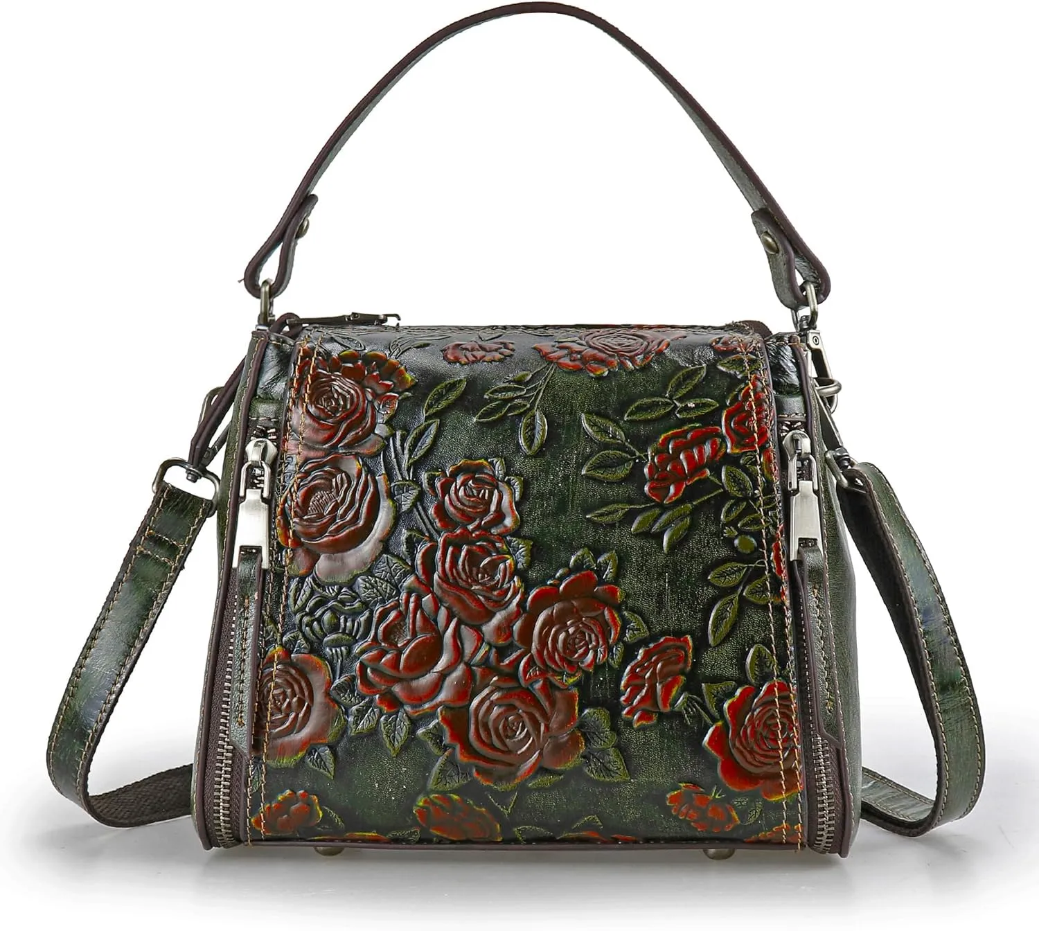 LETEULO Crossbody Bag for Women Top Handle Tote Purses Vintage Satchels Handbag