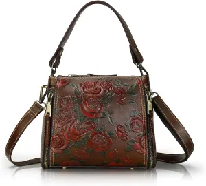 LETEULO Crossbody Bag for Women Top Handle Tote Purses Vintage Satchels Handbag