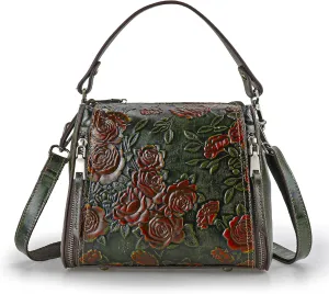 LETEULO Crossbody Bag for Women Top Handle Tote Purses Vintage Satchels Handbag