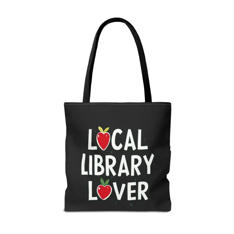 Library Lover Aop Tote Bag Perfect for Everyday Style