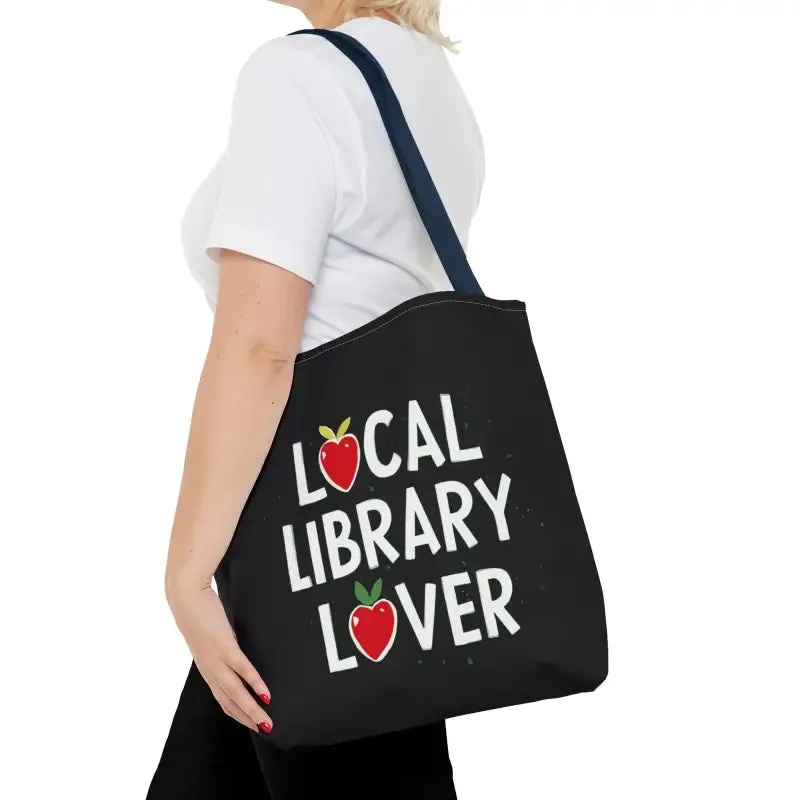 Library Lover Aop Tote Bag Perfect for Everyday Style